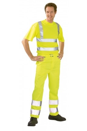 Spodnie do pasa ostrzegawcze PLANAM